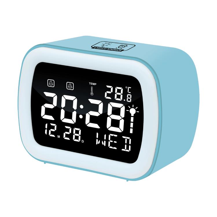 DS-5801 LED Smart Temperature Display Electronic Digital Clock with Night Light