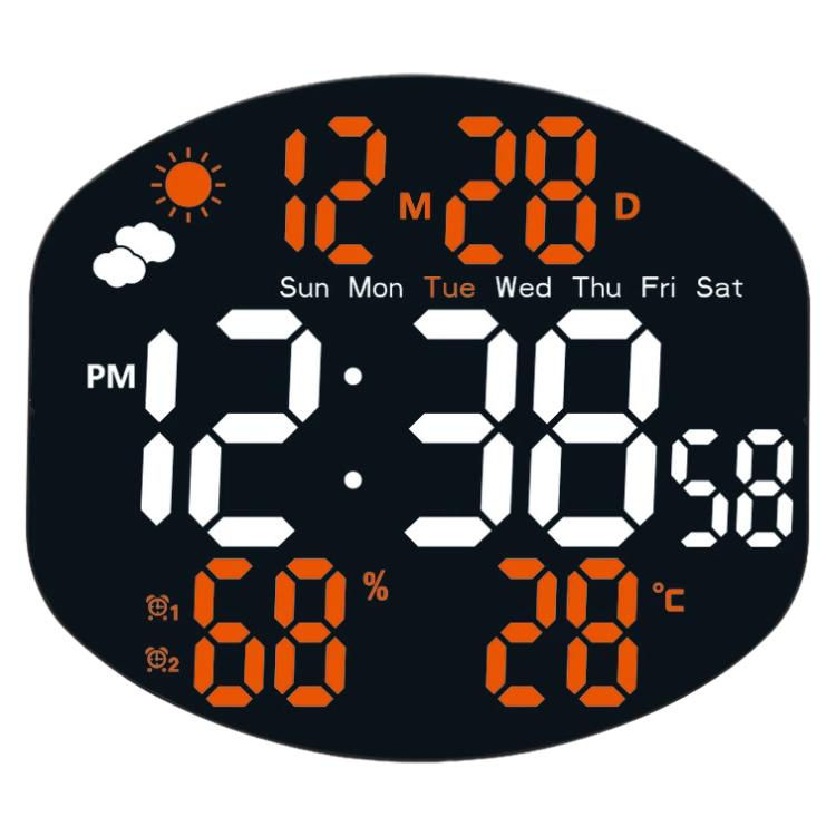 DS-3816L Multifunctional LED Digital Large Screen Weather Display Electronic Clock with Remote Control