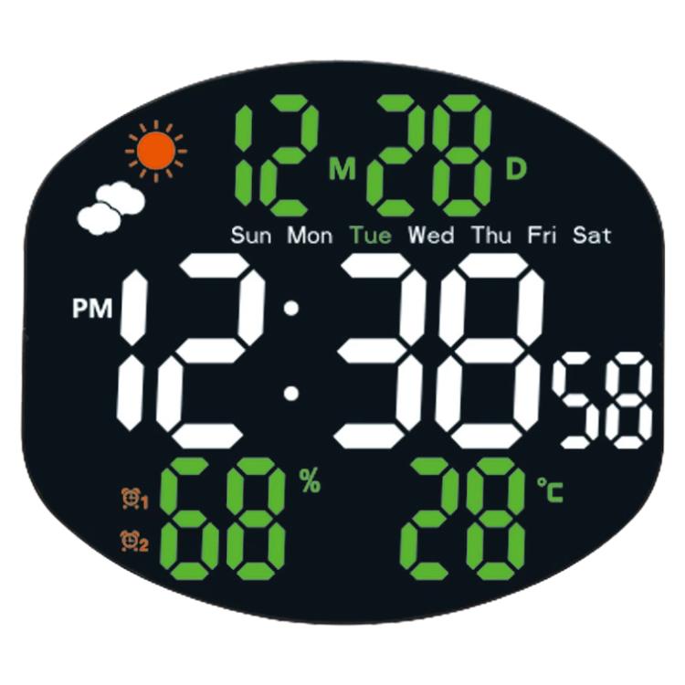 DS-3816L Multifunctional LED Digital Large Screen Weather Display Electronic Clock with Remote Control