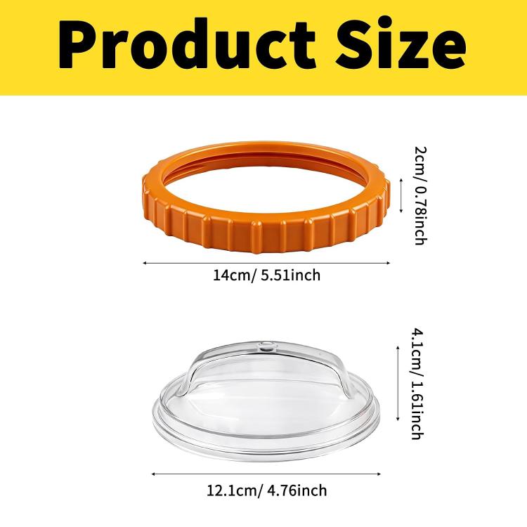 Pool Nut Transparent Cap For Flowclear Sand Filter Cover