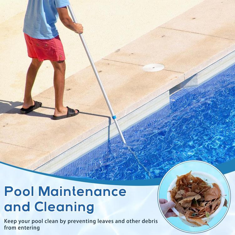 SP1070 Pool Skimmer Replacement Pump Basket with Additional Weight, Large, Small