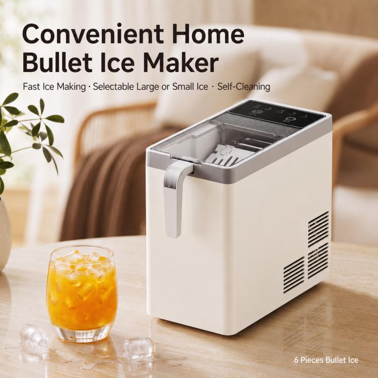 Mini Portable Fully Automatic Bullet Shaped Smart Ice Maker, EU Plug, US Plug, UK Plug, AU Plug