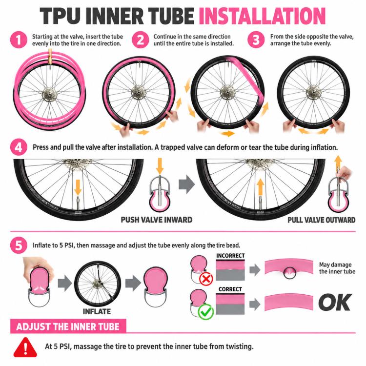 CYCLAMi TPU Ultra Light Bicycle Inner Tube, 30g-Road-FV45mm, 30g-Road-FV65mm, 30g-Road-FV85mm, 45g-Gravel-FV45mm, 45g-Gravel-FV65mm, 65g-MTB-26in, 65g-MTB-27.5in, 65g-MTB-29in