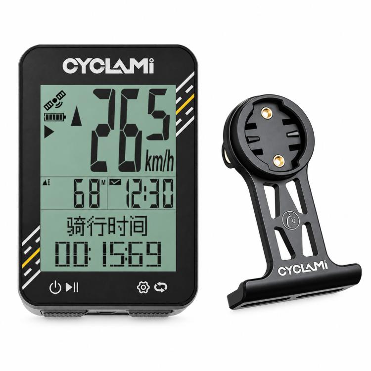 CYCLAMi BKV310 GPS Bicycle Computer Cycling Speedometer for Road & MTB, Only Odometer, With S2 Bracket, With S8 Bracket, With One-Piece Handlebar Bracket