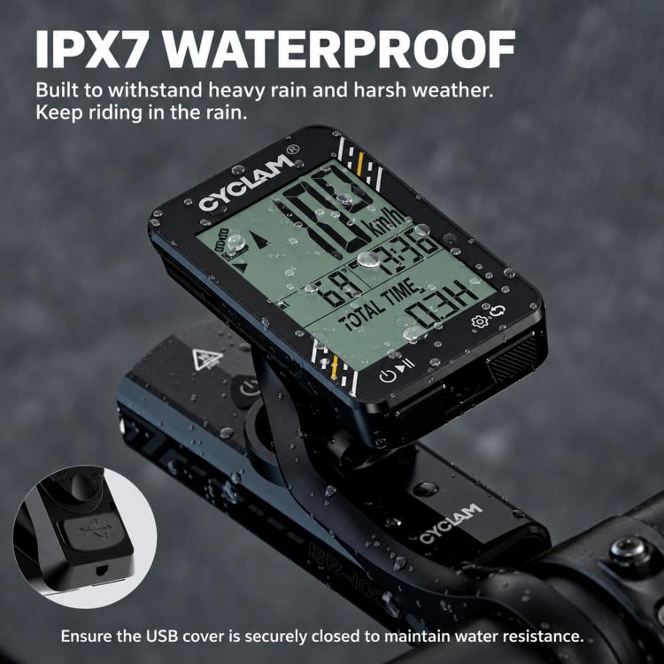 CYCLAMi BKV310 GPS Bicycle Computer Cycling Speedometer for Road & MTB, Only Odometer, With S2 Bracket, With S8 Bracket, With One-Piece Handlebar Bracket