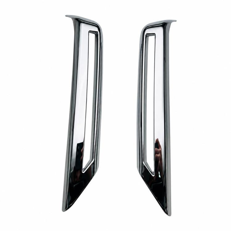 1 Pair Car Rear Bumper Fog Light Chrome Trim Bezel for Daihatsu Tanto Custom 2023, Rear Bumper Trim Bezel