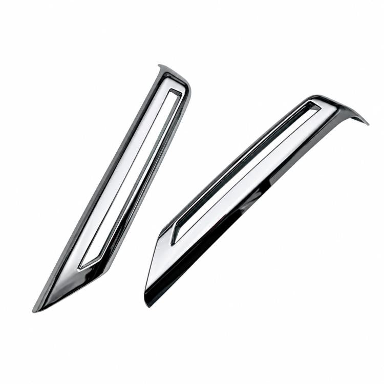 1 Pair Car Rear Bumper Fog Light Chrome Trim Bezel for Daihatsu Tanto Custom 2023, Rear Bumper Trim Bezel