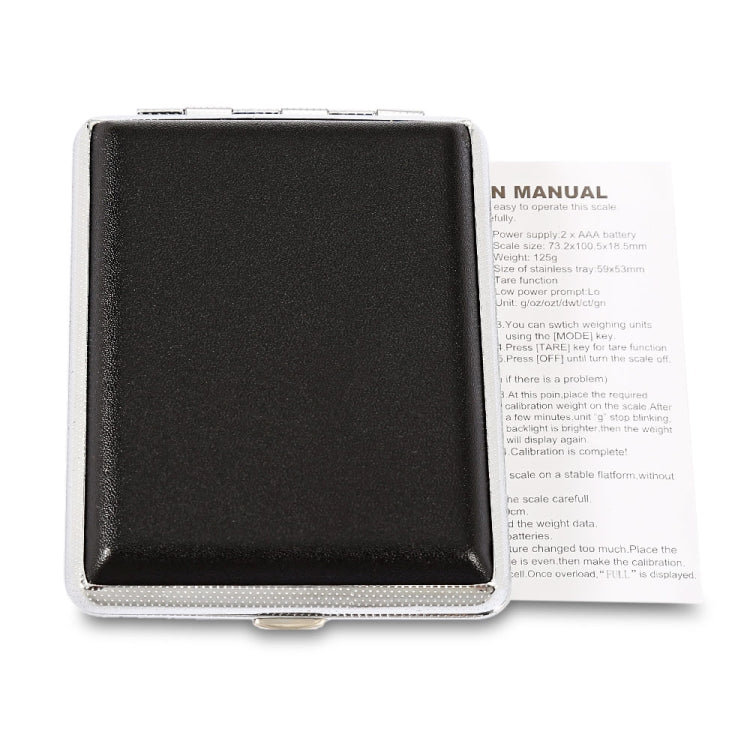 M-18 500g x 0.01g High Accuracy Digital Electronic Jewelry Scale Balance Device with 1.5 inch LCD Screen, 500g/0.01g