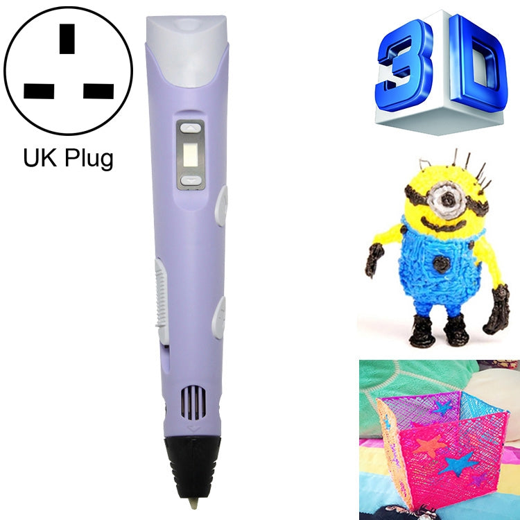 Hand-held 3D Printing Pen, UK Plug, UK Plug