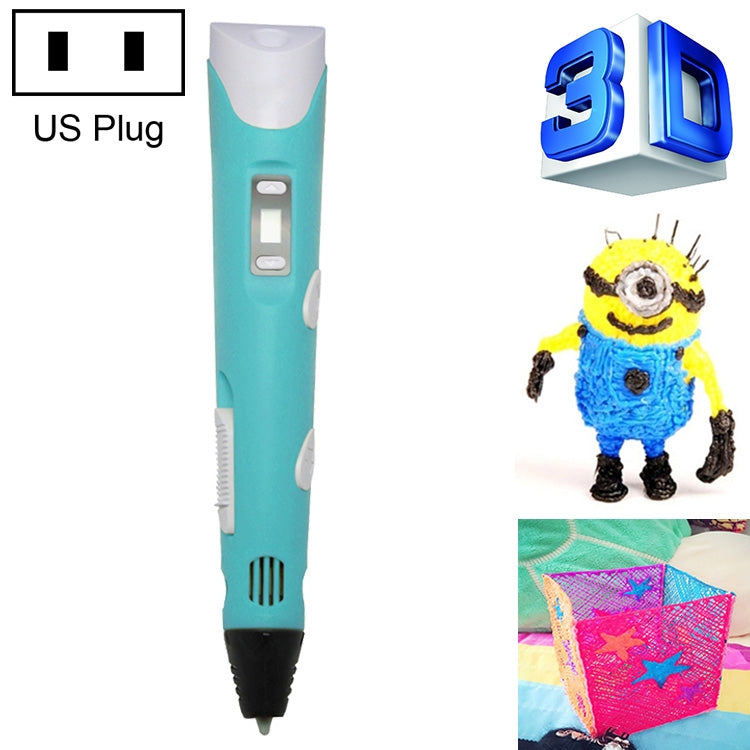 Hand-held 3D Printing Pen, US Plug, US Plug