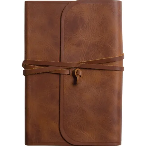 ESV Thinline Bible, Red Letter (Natural Leather, Brown, Flap with Strap)