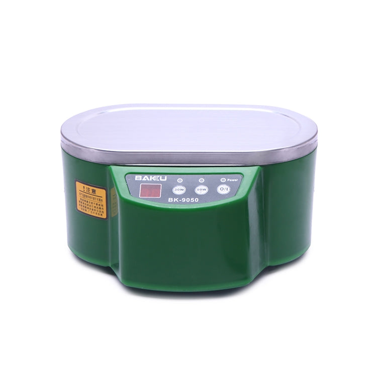 BAKU BK-9050 30W / 50W Adjustable 0.6L LCD Display Ultrasonic Cleaner, AC 220V, BK-9050 30W / 50W 0.6L 220V Green, BK-9050 30W / 50W 0.6L 220V White