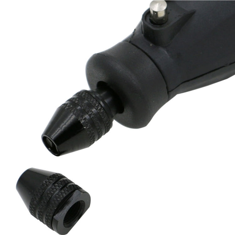 Electric Grinder M8 x 0.75mm 0.3-3.2mm Keyless Rotary Tool Three-jaw Chuck(Long), M8 x0.75mm