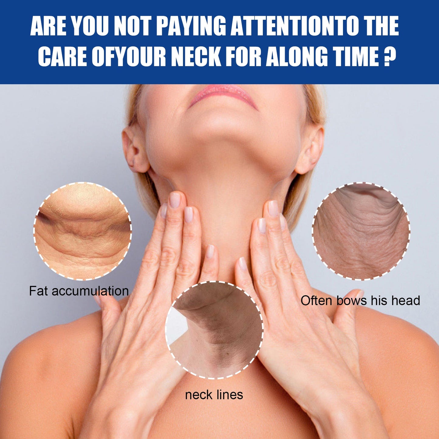 Neck Collagen Whitening Cream Reduces Neck Lines Shape Swan Neck Lift Firming Skin Hydrating Neck Cream