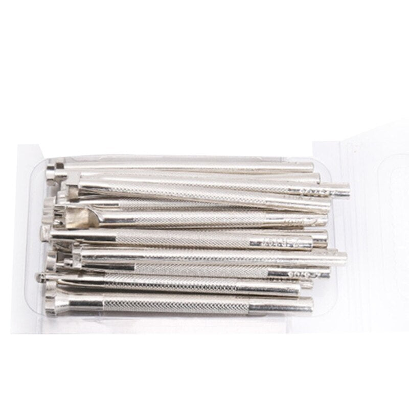 1Set(20Pcs)Leather Carving Hand Working Saddle Making Tools Engraving Craft Set