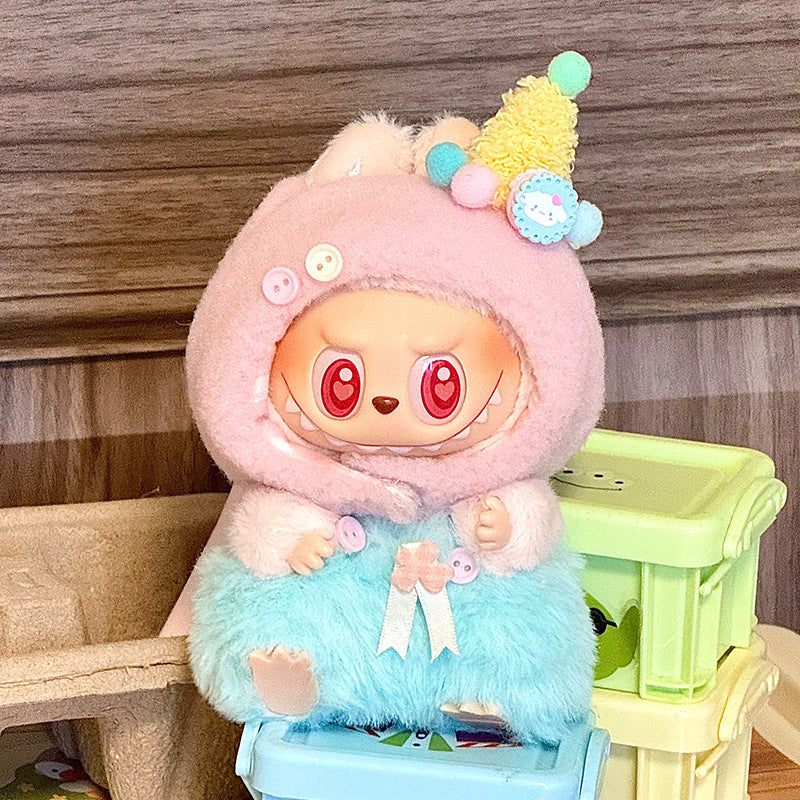 Labubu DIY Party Outfits: Customizing Clothes for Labubu Generation 1 and 2 Blind Box Figures
