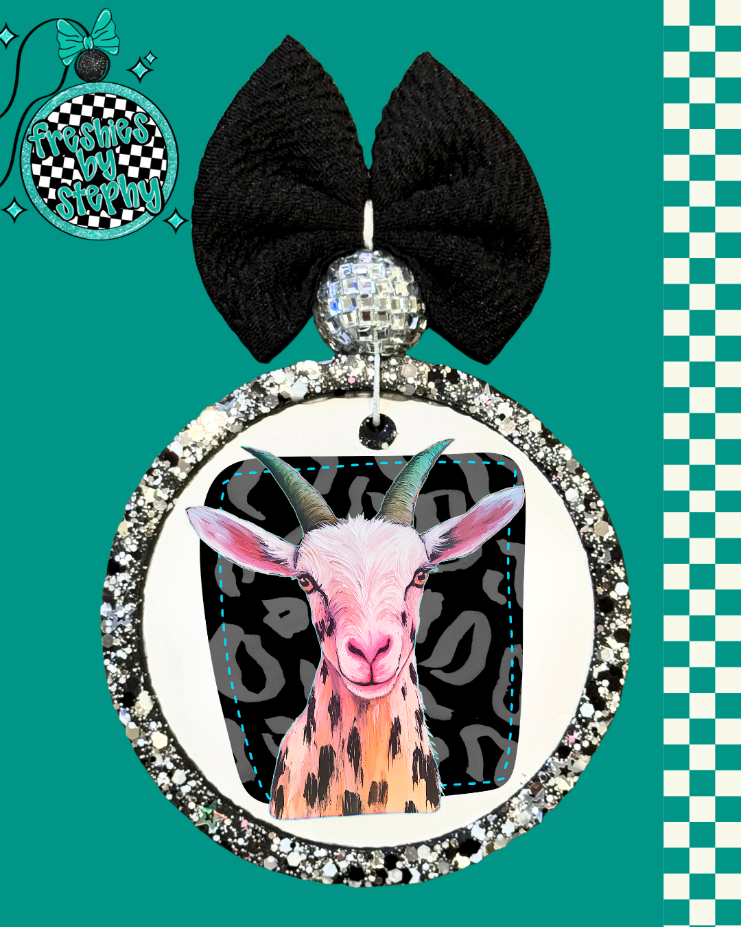 Goat Freshie – Animal Car Air Freshener