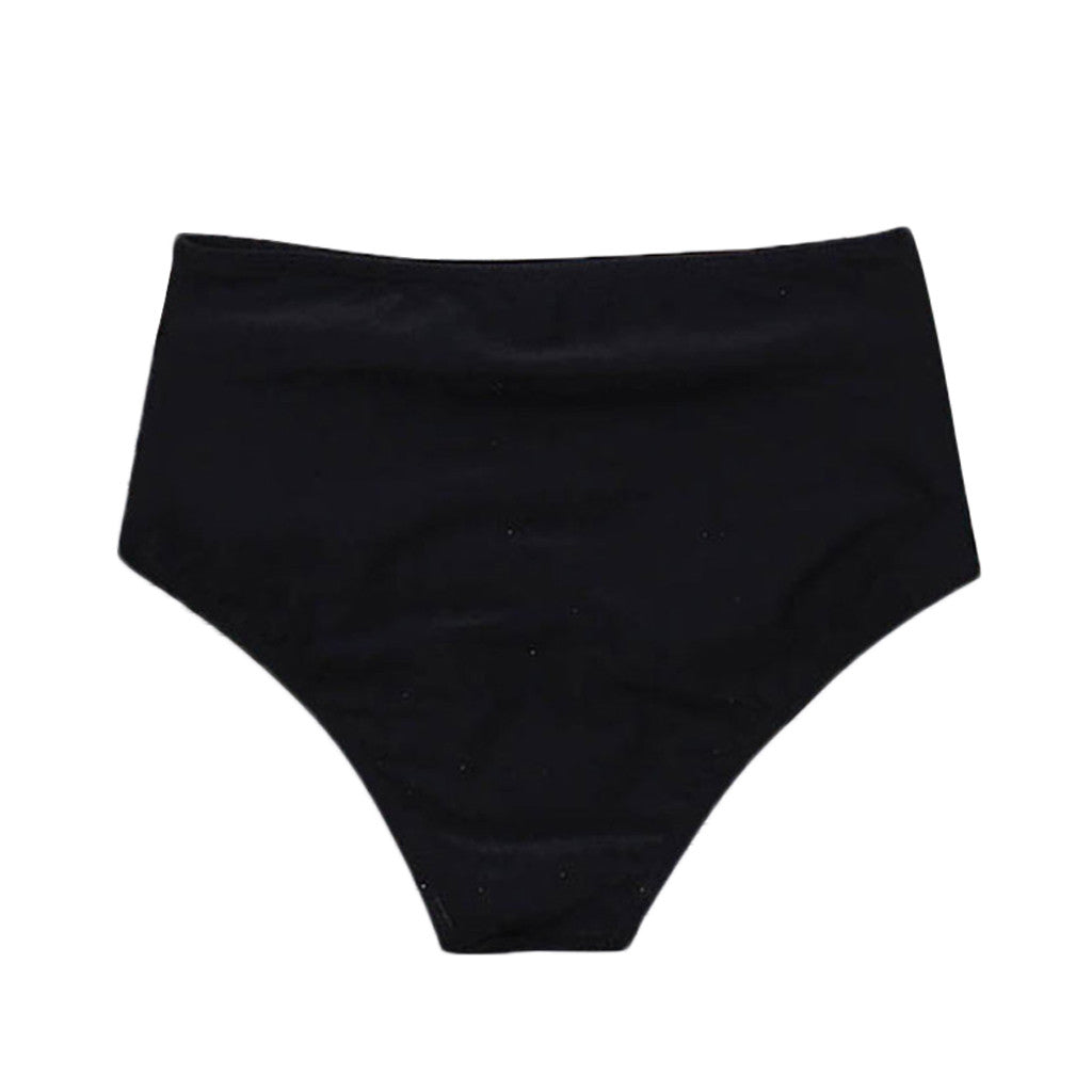 Fashion Bikini Panties Women Black Pants High Waisted Bikini Swim Pants Shorts Bottom Swimsuit Swimwear Female High Waist 2021