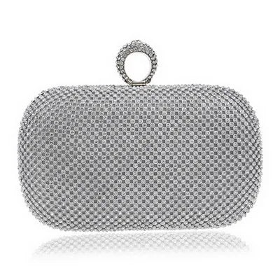 SEKUSA Evening Clutch Bags Diamond-Studded Evening Bag With Chain Shoulder Bag Women's Handbags Wallets Evening Bag For Wedding
