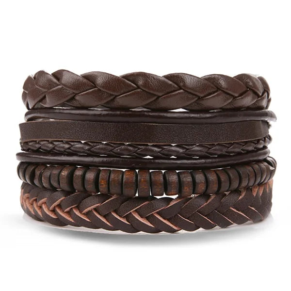 IFMIA Vintage Multi-layer Leather Bracelet Ladies Men's Bracelet Jewelry Bracelets Bangles New Style Party Gift Bohemian Gifts