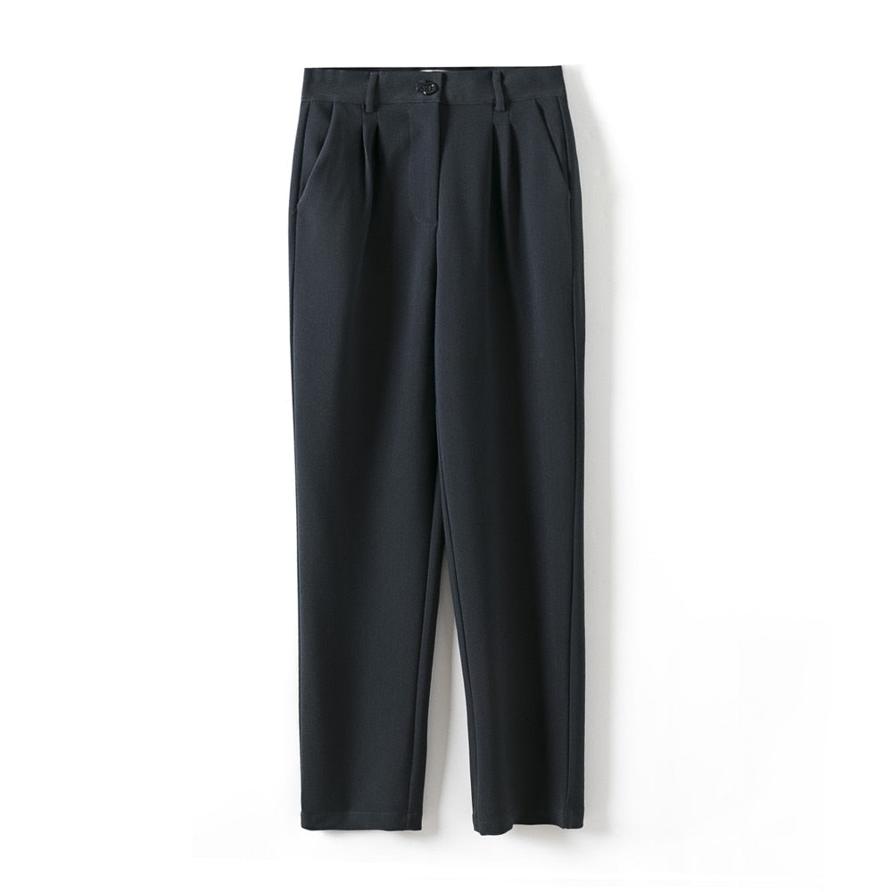 EtherealBe Blue Tailored office wear pantsuit for women