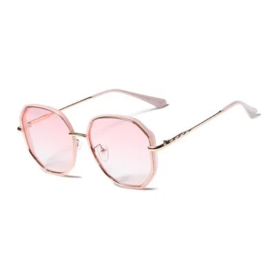 Ralferty Oversized Polygon Women's Sunglasses 2021 New Fashion Vintage Big Sunglases Anti UV okulary przeciwsloneczne damskie