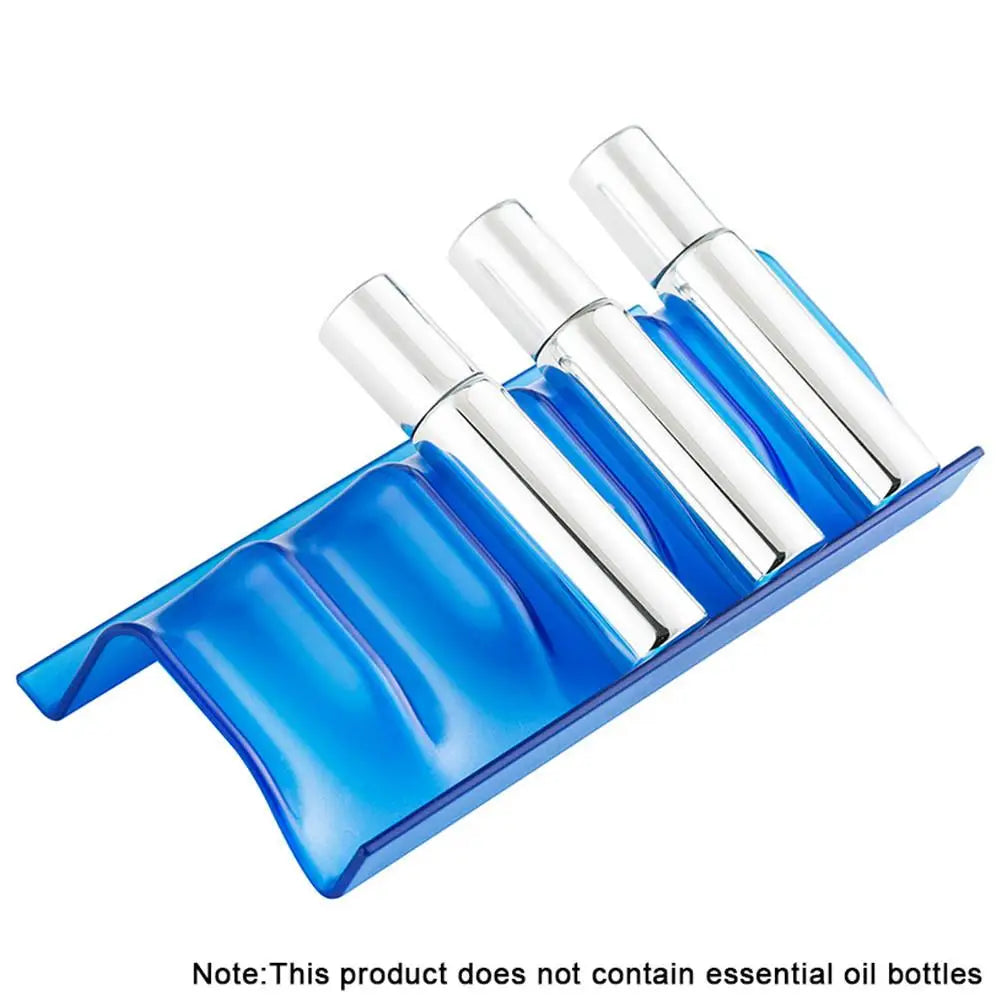 Drawer Storage Organizer Foldable Essential Oil Bottle Plastic Rack Durable Heat Resistant Essential Oil Bottle Display Stand