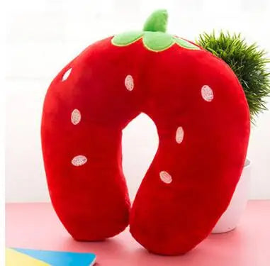 Baby Pillow Multi-Animals Design Plush Super Soft Kids Headrest   Neck Protector Travel Toys for 0-4 Years YYT101