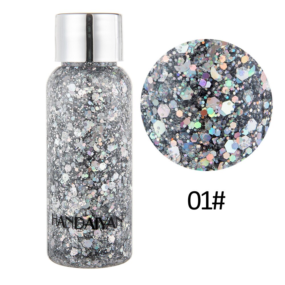 Shiny Eye Glitter Eyeshadow Nail Hair Body Face Sequins   Pigment for Eyes Glitter Eyeshadow Festival Party Glitter косметика