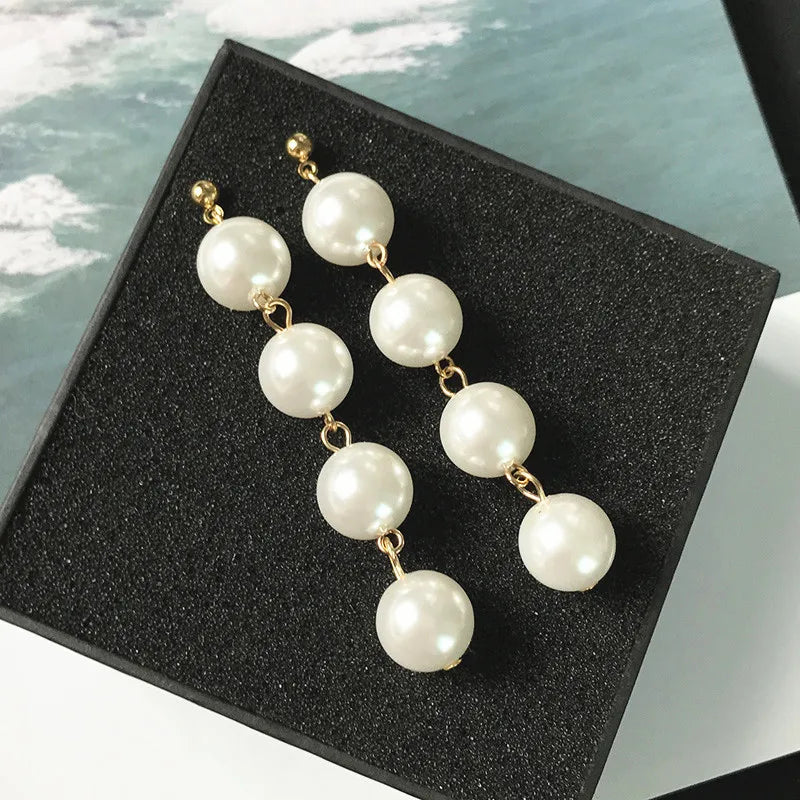 New 2023 French Exaggerated Rhinestone Big Gold Silver Earrings Fashion Personality Versatile Earrings Women'S Jewelry Wholesale