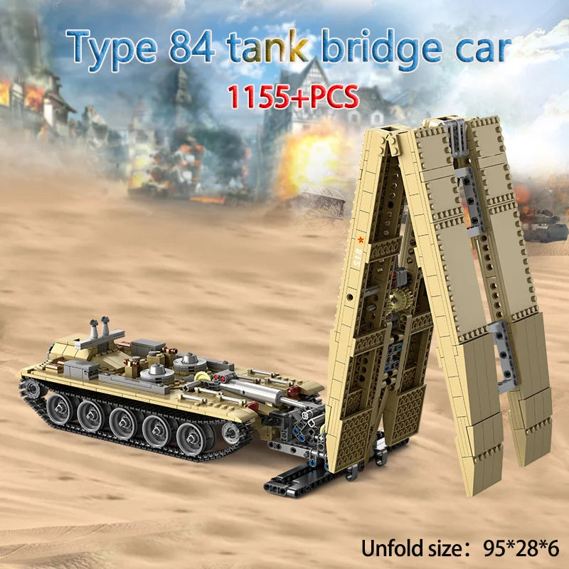 3846+PCS KAZI German 800MM ‘Dora’ Train Gun Military Artillery Building Blocks Boy Assembled Toys Parent-child Model Tank Series
