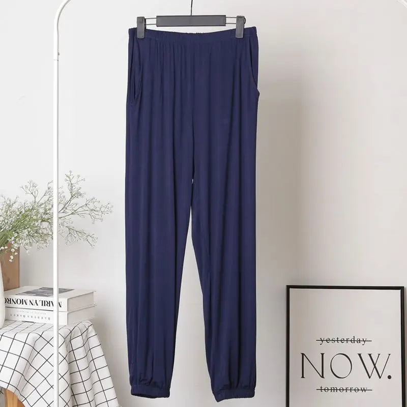 Plus Size 7XL 150KG Autumn Thermal pants High Elastic Waist Pants Ladies Loose Comfortable Sports Pants Big Sleepwear Pants