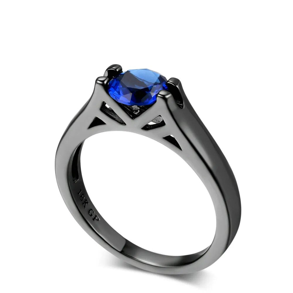 Punk Skull Retro Gothic Rings for Women Men Halloween Goth Witchcraft Accessories Black Color Rings Fashion Jewelry Gifts R623