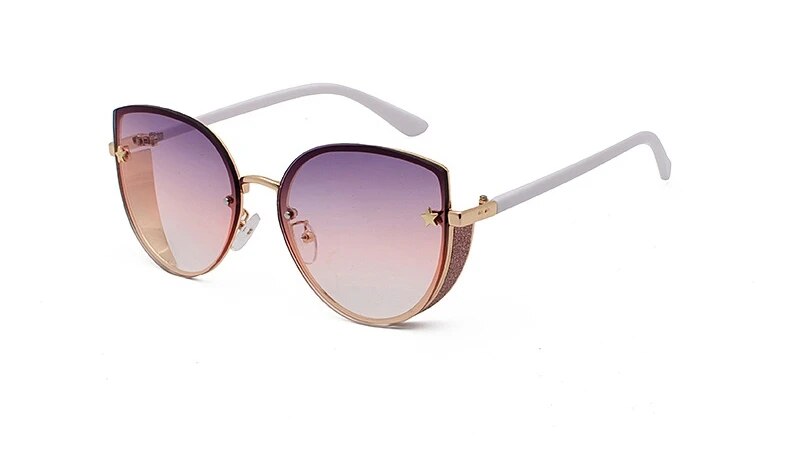 Sexy Ladies Cat Eye Women's Sunglasses Fashion High Quality Brand Gradient Shades Glasses Female Sunglasses Oculos Vintage