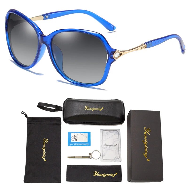 YUNSIYIXING Classic Polarized Women's Sunglasses Brand Designer Butterfly Sun Glasses For Women Fashion Driving Eyewear 8325 New