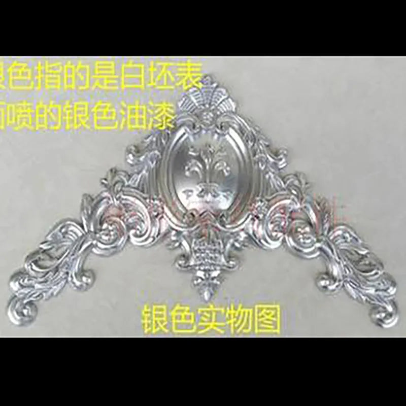 European style ceiling corner flower background wall passway decorative wall stickers Wedding home decoration non-wood carvings