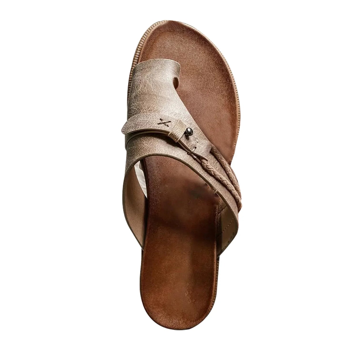 2022 Summer Fashion Women Sandals Vintage Beach Sandals Casual Beach Open-Toe Platform Shoes Luxury Style Anti-slip Slippers