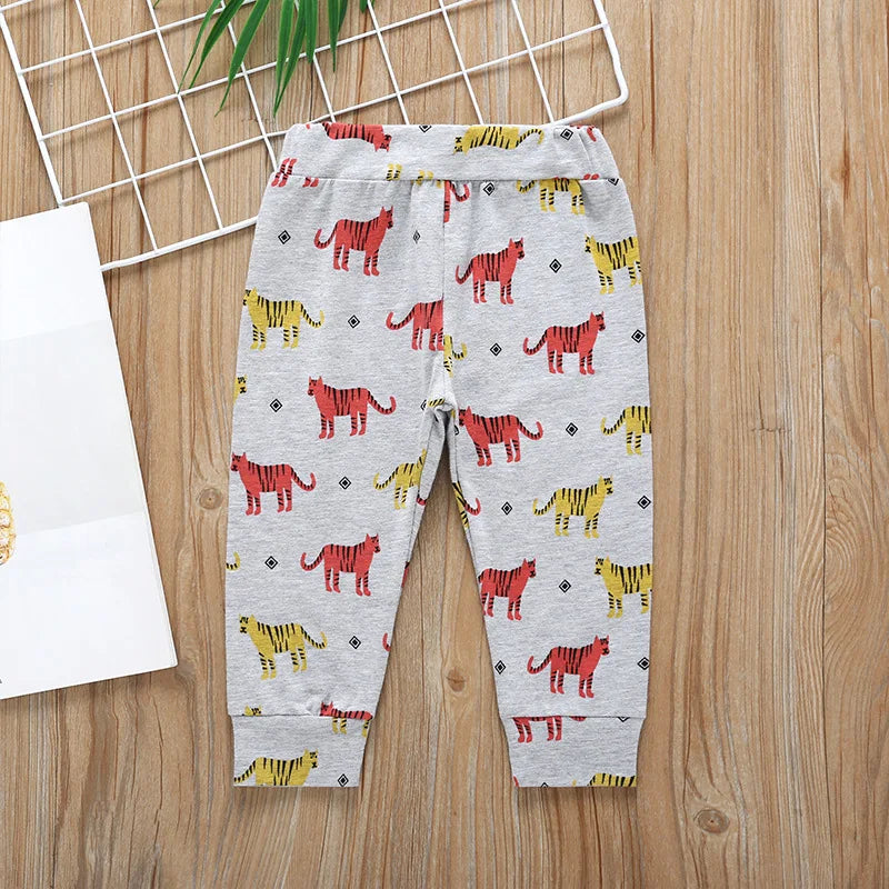 Infant Baby Boy Clothing Set 2020 Fall Fashion Animal Tops Romper+Tiger Printed Pants+Hat 3PCS Newborn Baby Girl Clothing Sets