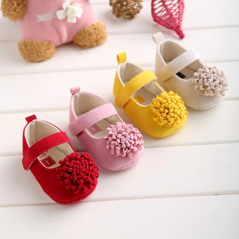 0-18 Months Newborn Baby Girl Walking Shoes Princess Shoes Little Baby Soft Bottom Anti Drop Girls Toddler Shoes