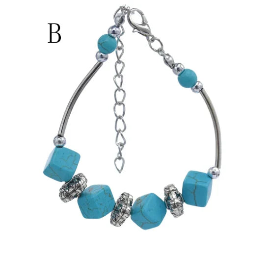 Gypsy Bohemian Coin Bracelets for Women Metal Vintage Flower Statement Bracelets Festival Turkish Beach Jewelry Tribal Ethnic