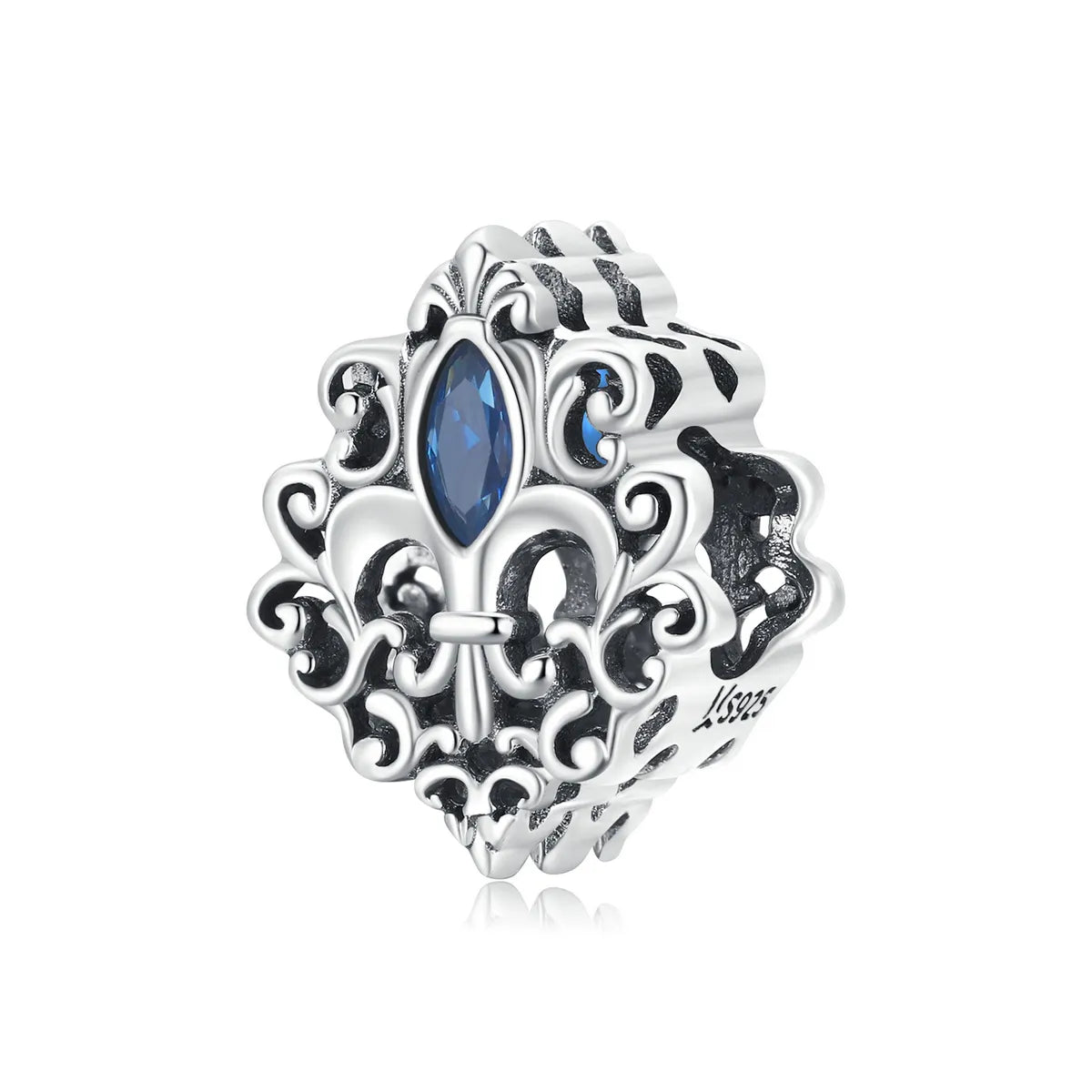 WOSTU 925 Sterling Silver Evil Eyes Charms Fatima Hand Hamsa Vintage Pendants For Women  Heart Beads Fit DIY Bracelets Necklaces