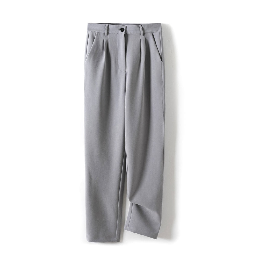 EtherealBe Blue Tailored office wear pantsuit for women