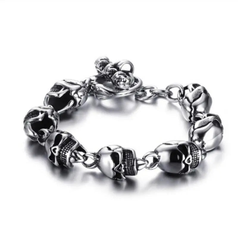 Women's Vintage Skull Beaded Skull Bracelets Men\\\\\\'s Bracelets Gothic Jewelry Accessories Gifts