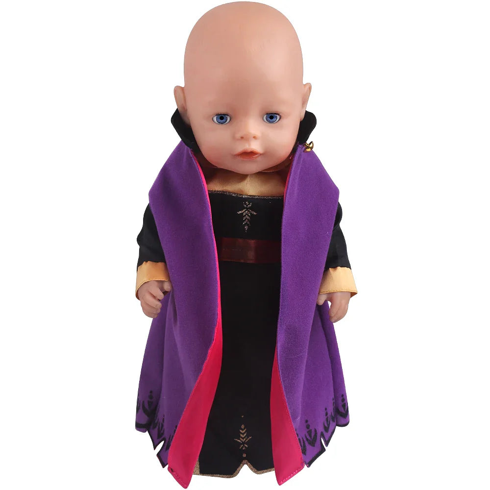 43 Cm Boy American Dolls Uniforms Unicorn Queen Born Baby Toys 18 Inch Doll Gift f41