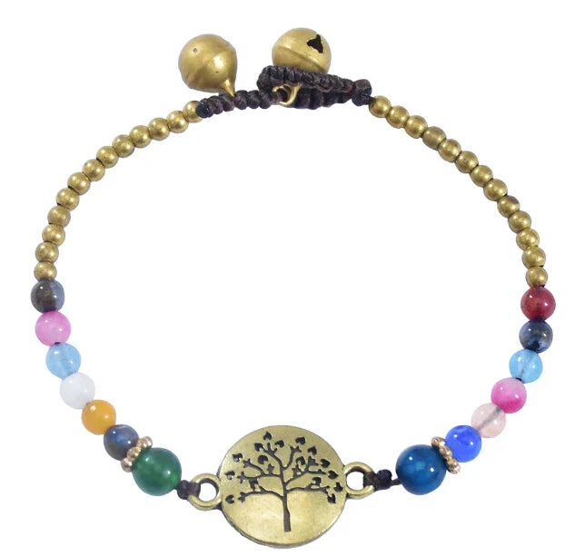 Gypsy Bohemian Coin Bracelets for Women Metal Vintage Flower Statement Bracelets Festival Turkish Beach Jewelry Tribal Ethnic