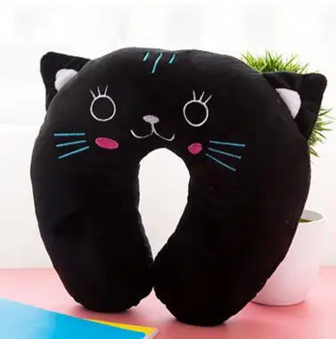 Baby Pillow Multi-Animals Design Plush Super Soft Kids Headrest   Neck Protector Travel Toys for 0-4 Years YYT101