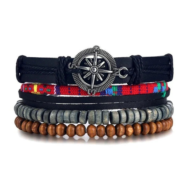 IFMIA Vintage Multi-layer Leather Bracelet Ladies Men's Bracelet Jewelry Bracelets Bangles New Style Party Gift Bohemian Gifts