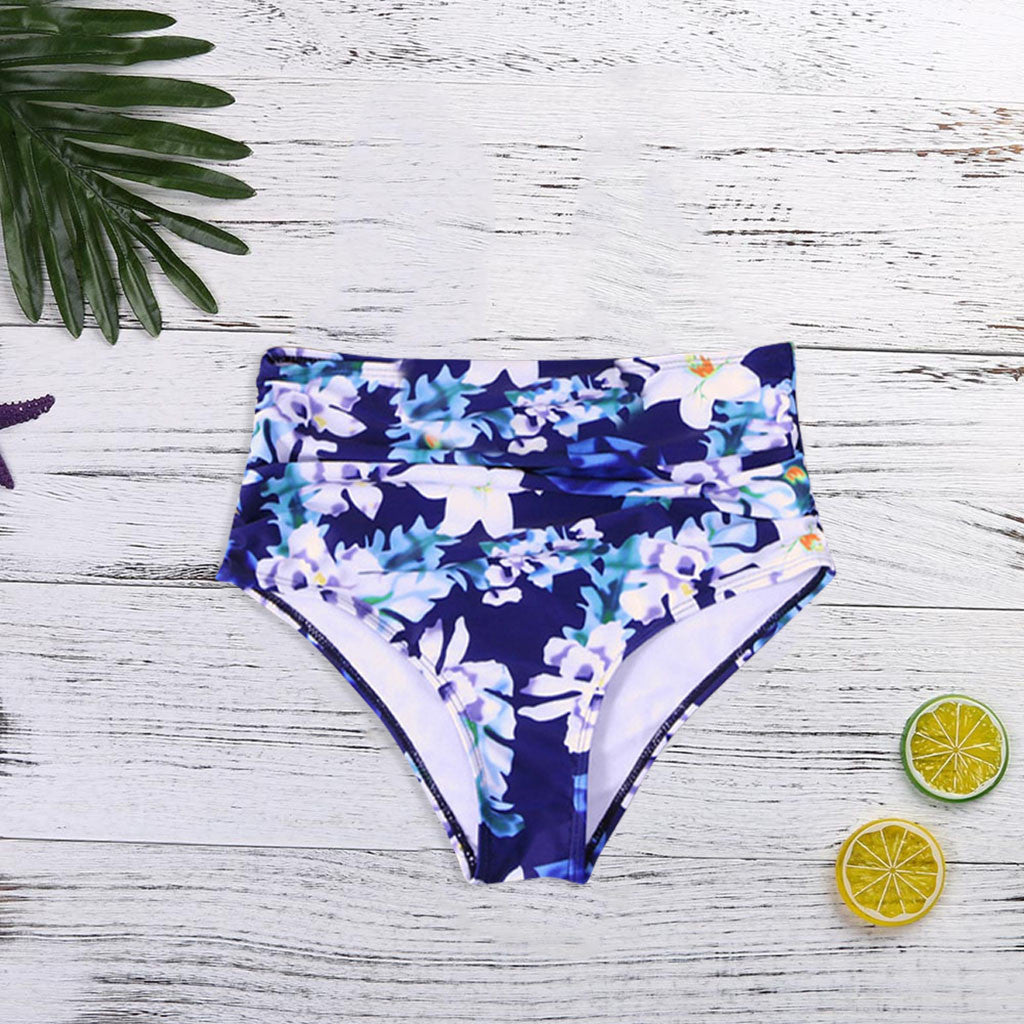 Fashion Bikini Panties Women Black Pants High Waisted Bikini Swim Pants Shorts Bottom Swimsuit Swimwear Female High Waist 2021