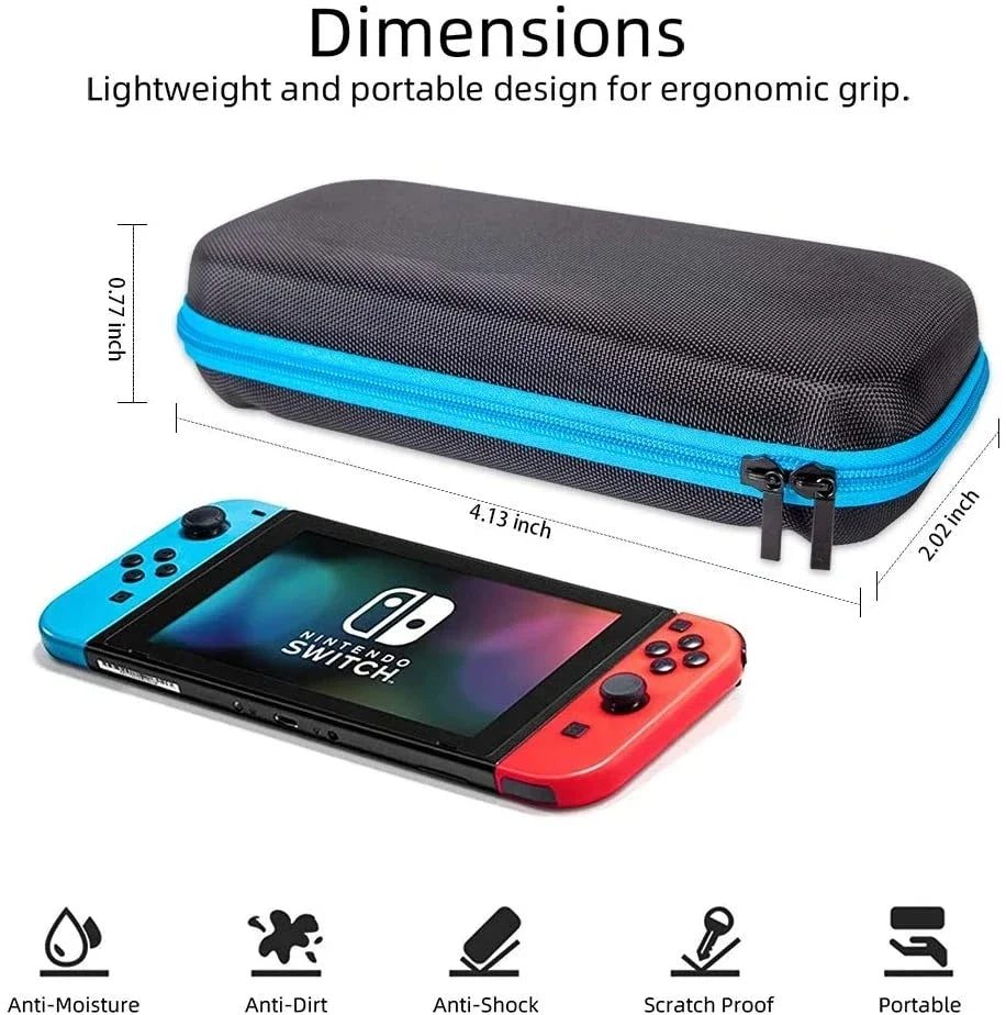Portable Storage Bag For Switch Waterproof Case Hard Shell NS Console Switch Carrying Case Travel Accessories