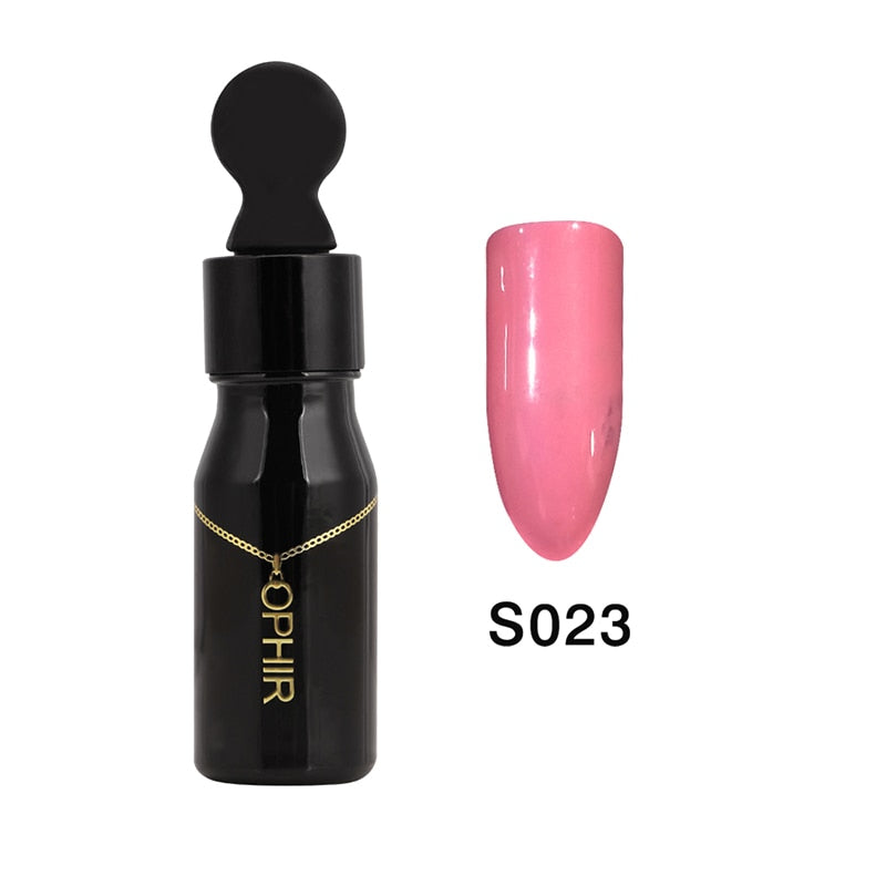 OPHIR Airbrush Nail Gel Manicure UV LED Gel for Airbrush Alcohol Base 3 Step Nail Art Polish Gel 30 Color for Choose S001-